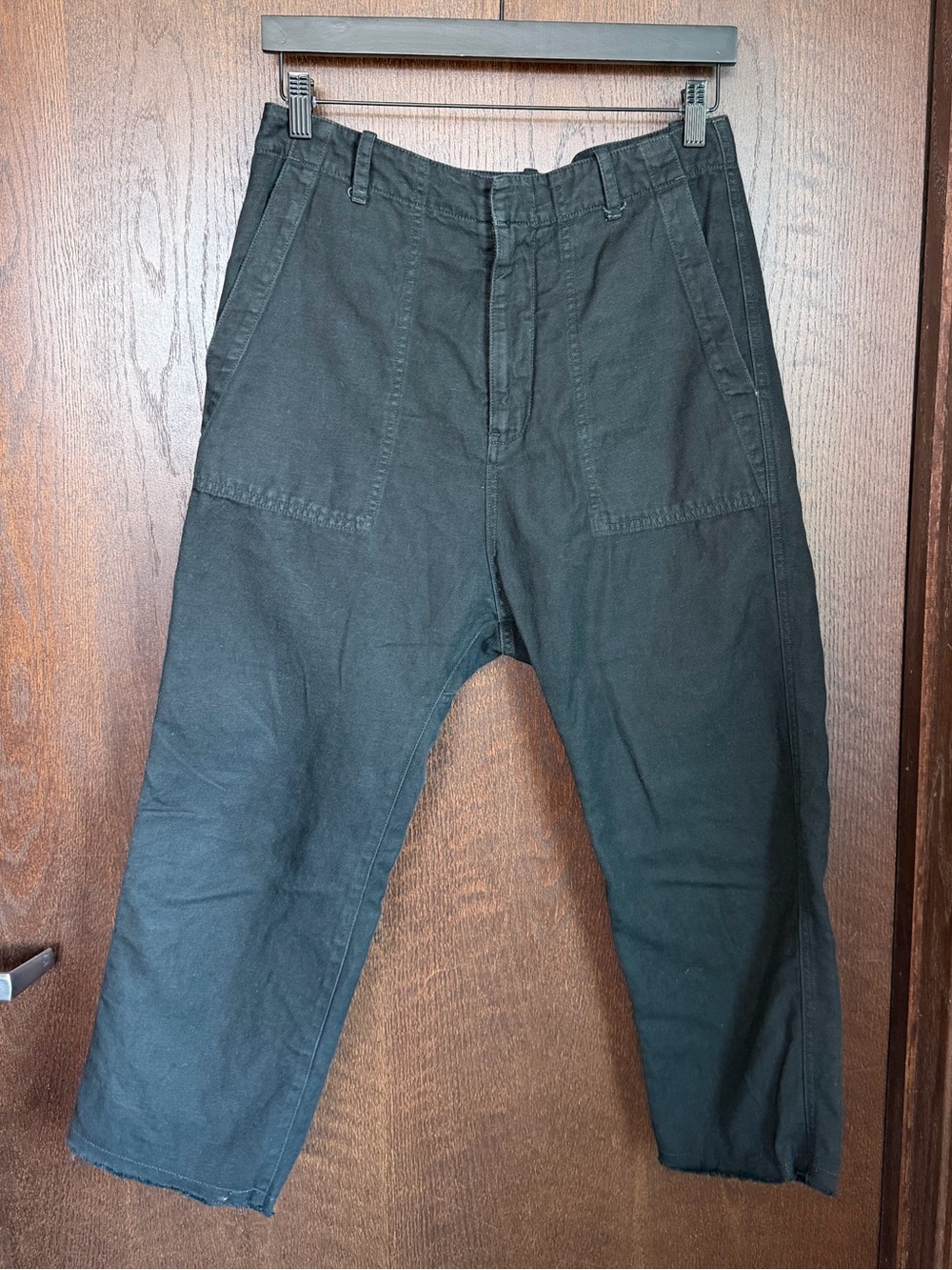 Nili Lotan Black Luna Utility Pant